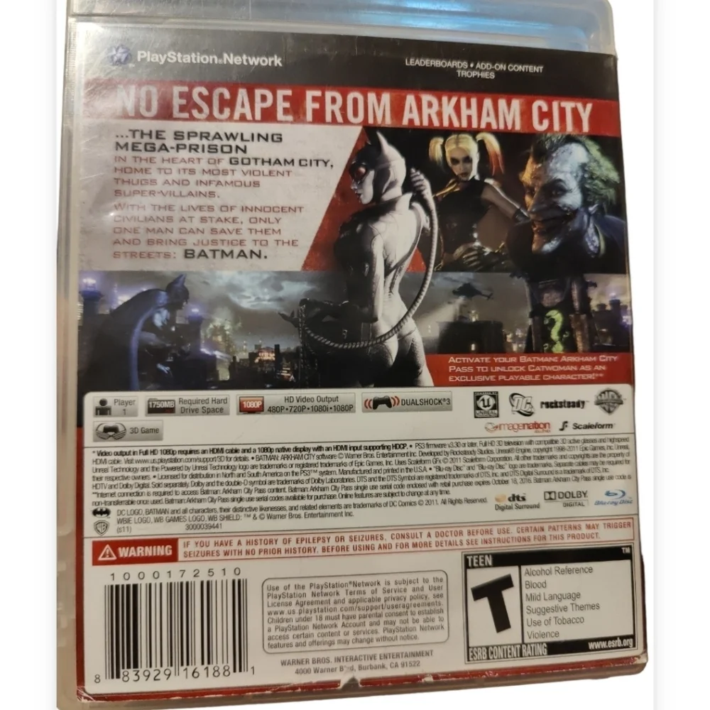 PS3 Batman Arkham City